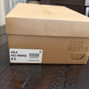 Steve Madden Vala Red-Orange Footwear